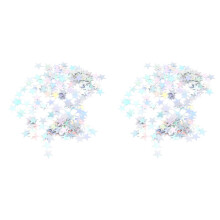 4000St Zilveren Confetti Pentagram Feest Decoratie Set
