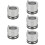 5Pcs Silver Bearing Grease Tool for Car Wheels Metal Replaceable Part 11