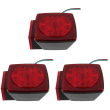 3St Compacte Trailerlampen Voor Auto, Truck En Caravan