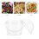 10 Pcs Portable Popcorn Bucket Dome Plastic Keg 9