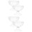 4Pcs Clear Plastic Footed Dessert Cups for Ice Cream and Snacks 6