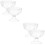 4Pcs Clear Plastic Footed Dessert Cups for Ice Cream and Snacks 7