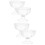 4Pcs Clear Plastic Footed Dessert Cups for Ice Cream and Snacks 8
