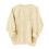 Beige oversized sweatshirt med broderet kærlighed til kvinder 1