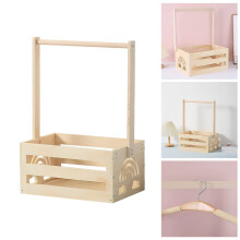 Home Textile Storage Wooden Baby Cabinet 35x23x51 Cm Storage Wardrobe with Handles for Parents Efficient Home Organization