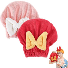 2026 New Super Absorbent Hair Towel Wrap for Wet Hair, Microfiber Twist Hairs Towel Wrap for Women, Soft Bow Drying Caps, Hairs Accessories for Women