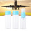 Environmentally Friendly Materials Empty Sample Jars, Refillable Cosmetic Container Non-Toxic Material Secure Sealing Performance, Travel Size For 5