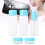 Environmentally Friendly Materials Empty Sample Jars, Refillable Cosmetic Container Non-Toxic Material Secure Sealing Performance, Travel Size For 6