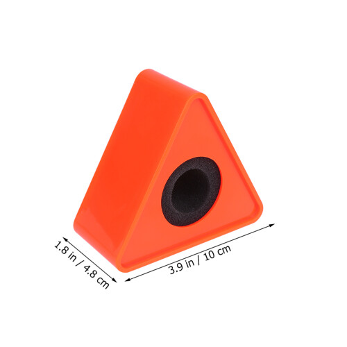 2St Professionele Microfoon Logo ABS Triangel Station 1