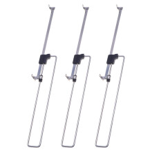 3Pcs Retractable Telescopic Clothes Rod Heavy Duty Closet Space Saver