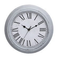 Silent Wall Clock 12 In Vintage Quartz Battery Operated Round Clock Wall Clock