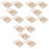 30Pcs Divided Paper Takeout Khaki 2