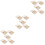 30Pcs Divided Paper Takeout Khaki 4