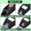 3Pièces Shoe Cartes Noir Résistant Multi-Fonction Table 6