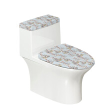 Ensemble de couvre-abattants de toilettes Bunny Garden à bord élastique universel