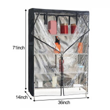 Dustproof Shelf Cover Heavy Duty Shelf Cover Indoor Storage 210D Oxford Fabric Clear Pvc Material Convenient Access