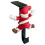 Christmas stocking hooks metal mantel fireplace tree 1