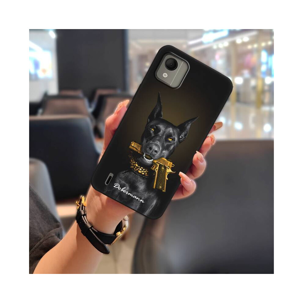 Nokia C110 4G Phone Case – Shockproof Silicone/Tpu Soft Case, Dirt-Resistant, Anti-Dust, Anti-Knock, Cute Graffiti Design 9097180818045