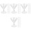 100Pcs Transparent Cocktail Glasses Wine 4