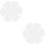 2Pcs DIY Patchwork Bowl Mat Template White Sewing Ruler Set 7