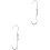 2Pcs Sharp Pointed Silver Meat Hooks Metal Sausage and Butcher Hooks 4