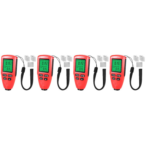4 Pack Thickness Tester Coating Gauge Automotive Paint Digital 2