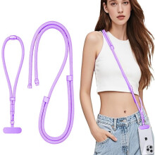 3 in 1 Adjustable Anti-lost Cell Phone Lanyard, Detachable Cell phone Strap for Women/Men, Crossbody/Neck/Wrist Strap