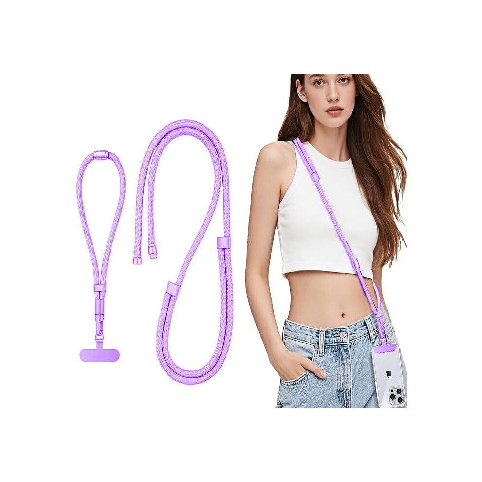3 In 1 Adjustable Anti-Lost Cell Phone Lanyard, Detachable Cell Phone Strap For Women/Men, Crossbody/Neck/Wrist Strap 9132278019178