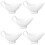 5Pcs White Ceramic Home Use Creamer Pitcher Set 9