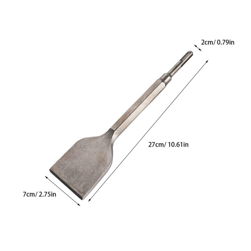 En Acier Chrome, Outil Marteau Perforateur Argenté 1