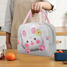 Sac isotherme portable pour repas chauds et froids, grande capacité, idéal pour le travail, l'école, les pique-niques, le camping et les voyages.