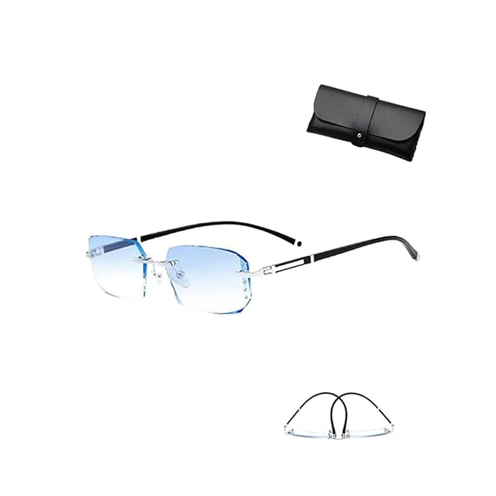 Geteyecare Pro Glasses, Geteyecare Clarity Blue Glasses, Automatic Zoom Eyeglasses for Men/Women,Self Adjusting Glasses Auto Focus