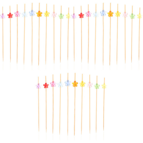 300Pcs Cocktail Toothpicks Assorted Colors for Events 1