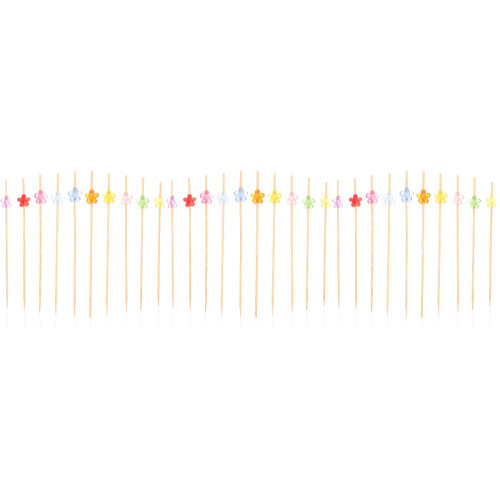 300Pcs Cocktail Toothpicks Assorted Colors for Events 2
