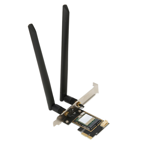 Efficient WiFi Emission Network Adapter, WiFi6E For Modern Connectivity Solutions And External Antennas For Extended Range, Tailored For 1