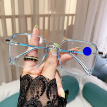 Lesebrille mit Blaulichtfilter, Retro-Rahmen, quadratisch, Mag