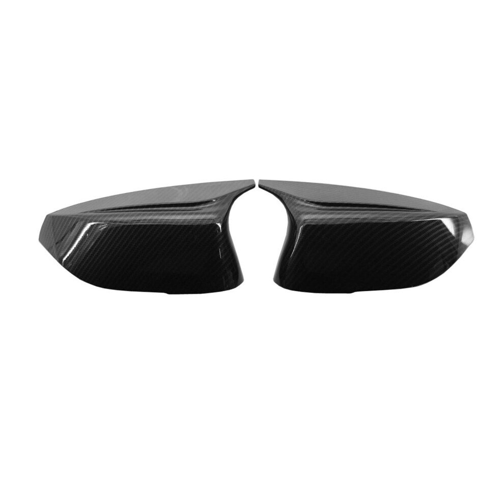 Carbon Fiber Mirror Covers For Infiniti Q50 Q50s Q70 Q60 Black 962029123606