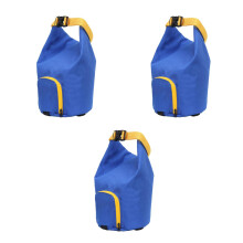 3Pcs Large Blue Dog Food Pouch Waterproof Outdoor Pet Food Bag