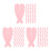 150Pièces Petites Cuillères Outils Rose Réutilisables Face 3