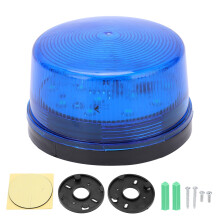 LED figyelmeztető biztonsági villogó jelzőfény, stroboszkópos fény, 12V/24V-os vészvilágítás mágneses talppal, teherautókhoz,