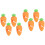 8Stk Kreativer Silikon Überlaufstopp Karottenform Orange 4