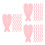 150Pièces Petites Cuillères Outils Rose Réutilisables Face 4