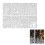 White Christmas Window Clings Winter Glass Decals 8 Sheets 1