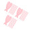 150Pièces Petites Cuillères Outils Rose Réutilisables Face 5