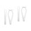 4Pcs Steel Measuring Calipers Durable Measurement Tool 4