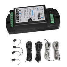 Sensor de segurança antiesmagamento com luz, sensor de porta por indução elétrica, interruptor infravermelho de detecção de corpo humano, área