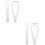 4Pcs Steel Measuring Calipers Durable Measurement Tool 6