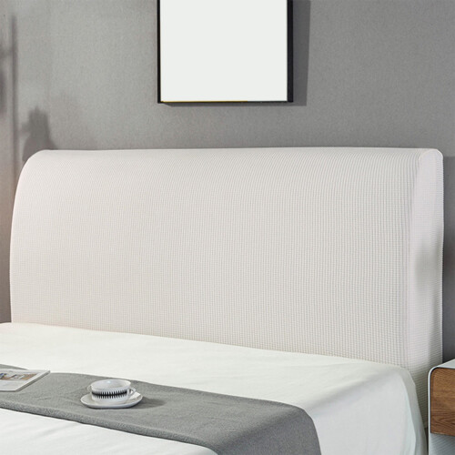 Headboard Cover Elastic Stretch Fabric Washable Modern