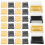 600Pcs Black Pet Square Moon Cake Boxes Food Storage Cases Lightweight 4