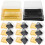 600Pcs Black Pet Square Moon Cake Boxes Food Storage Cases Lightweight 7